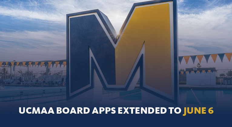 UCMercedAlumni's tweet image. #ICYMI: Join us for tonight's virtual UCMAA Board Q&A at 6 p.m. (PDT) to learn about the UCMAA Board and application process! ucm.edu/qfuyml
Applications will close at midnight on Friday, June 6. For resources, visit alumni.ucmerced.edu/applynow