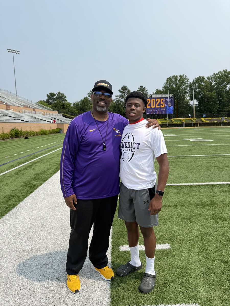 Kenny Mathis (@kennymathis_14) on Twitter photo I had a great time <a href="/BenedictTigers/">Benedict College</a> on saturday <a href="/coachrdickerson/">Ron Dickerson Jr</a> taught me alot about the game. I look foward to coming back! I had a great time <a href="/BenedictTigers/">Benedict College</a> on saturday <a href="/coachrdickerson/">Ron Dickerson Jr</a> taught me alot about the game. I look foward to coming back!