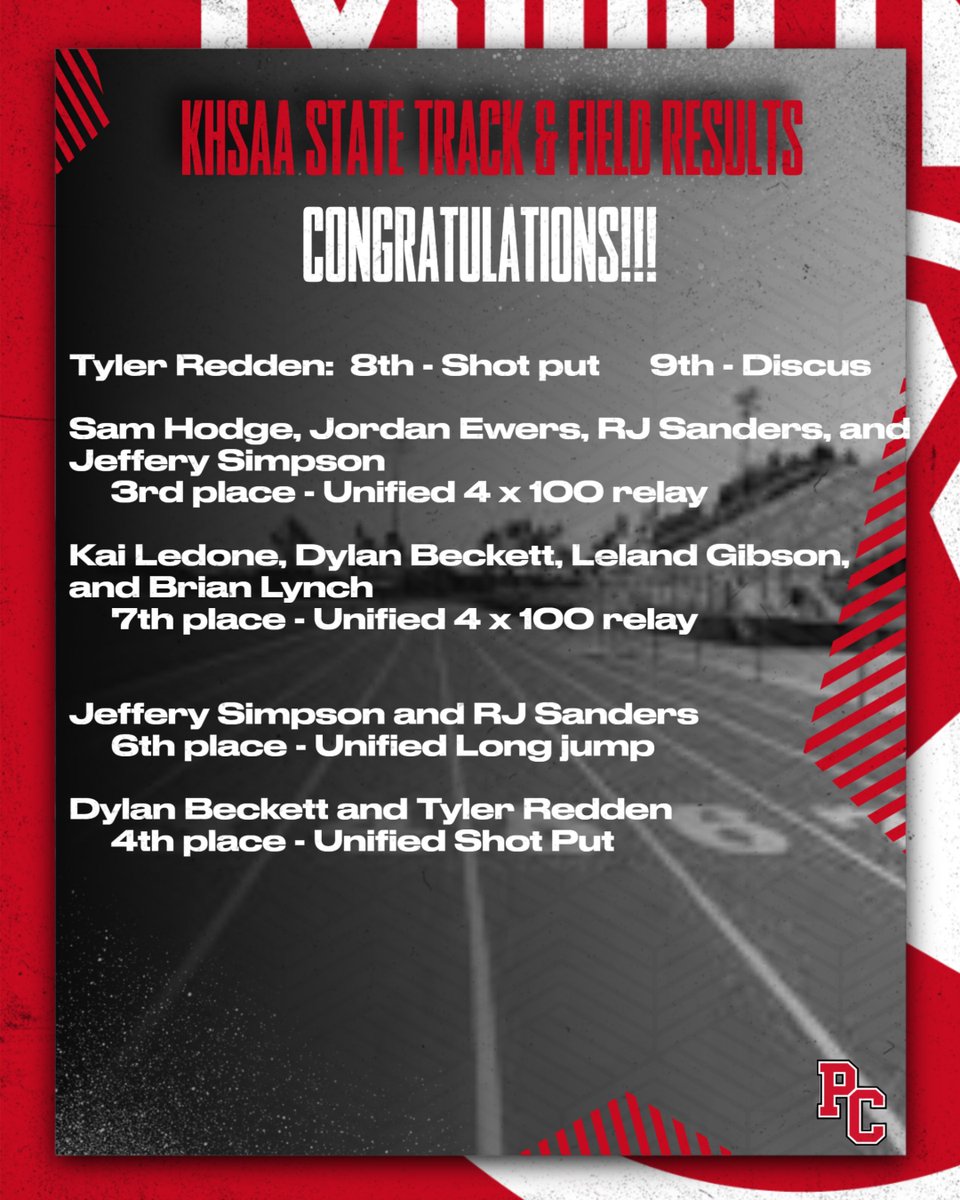 PCAthleticsOfficial (@pcathleticsky) on Twitter photo 