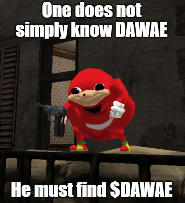 It's a journey but you must do it. <a href="/Dawae_Official/">Ugandan Knuckles DAWAE</a>