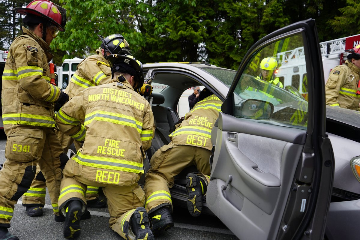 Last month, District of North Vancouver Fire and Rescue Service in collaboration with ICBC, North Vancouver RCMP, and BC Emergency Health Services created a mock crash outside Windsor Secondary School, shining a light on the serious consequences of dangerous driving.