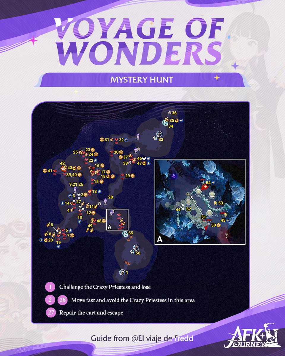 AFK_Journey's tweet image. Test these tips in Mystery Hunt from the Voyage of Wonders! #AFKJourney #AFKJourneyGuide