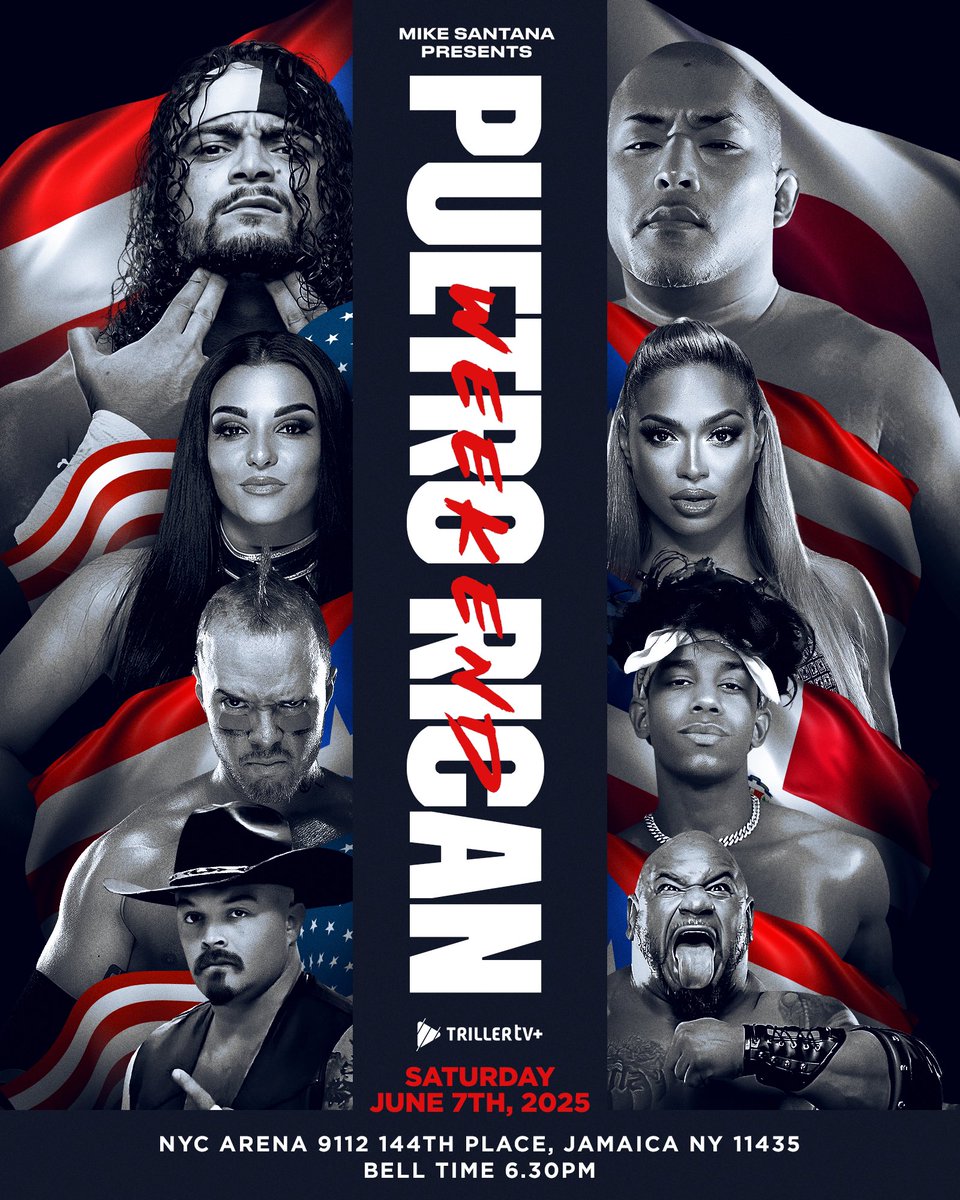 🇵🇷 PUERTO RICO vs THE WORLD 🌍

June 7 • NYC ARENA • 6:30PM
🔥 NATION vs NATION. 🔥

Watch on #TrillerTV+

🎟️ Lock in your seat | <a href="/Triller_TV/">TrillerTV</a> 
tickettailor.com/events/houseof…