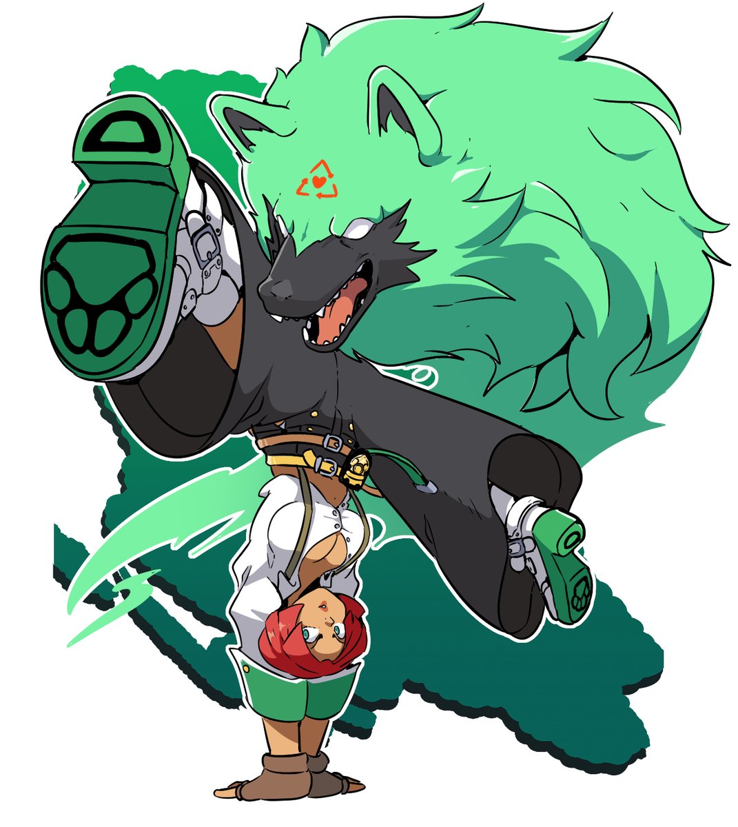 HairoElCroto's tweet image. ~algunos de los personajes del fanart grande de guilty gear que queria subir aparte pq creo que quedaron piola, mas especificamente, giovanna, faust, chipp zanuff y anji mito 👀