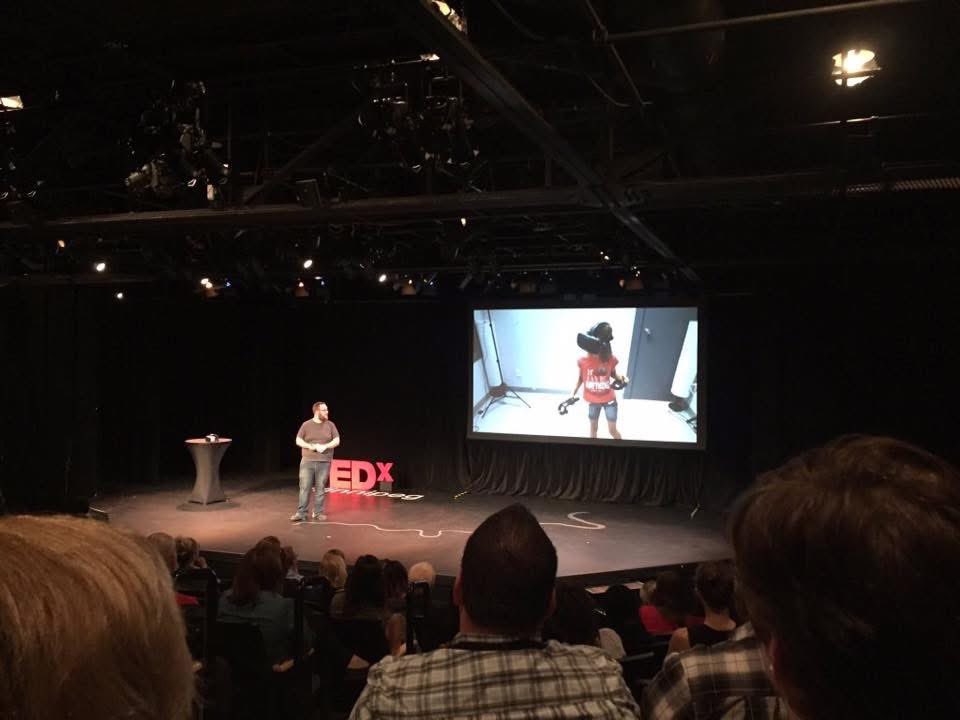 9 years ago on stage for <a href="/TEDxWinnipeg/">TEDxWinnipeg</a> talking about VR or something. <a href="/BitSpaceDevelop/">BSDXR</a>