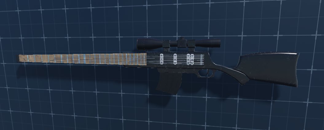 Guitar sniper #Roblox #RobloxDev