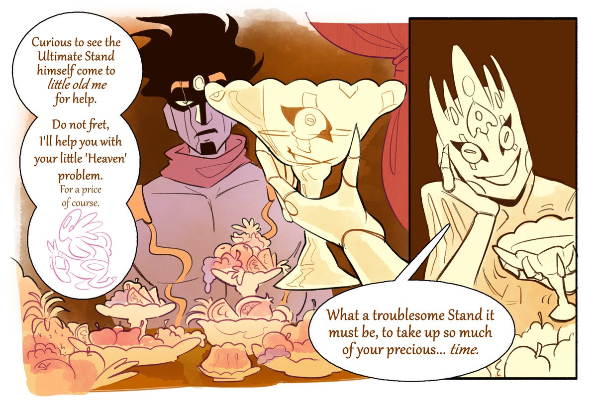 bright_goat's tweet photo. #Standverse Comic where Platinum scales off with Requiem 1/6 https://t.co/i5PglI097h