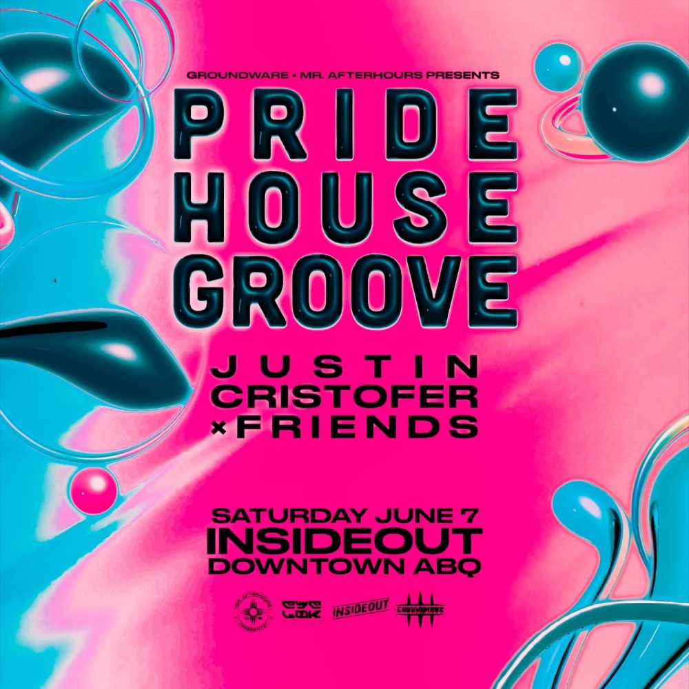 Pride House Groove featuring Justin Cristofer and friends! @ Insideout, Saturday Jun 7th, 9:00pm hmt.fm/tw/448599
