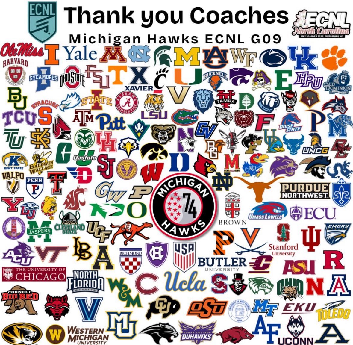 Sophia Canelopoulos (@scanelopoulos7) on Twitter photo Huge thanks to all the coaches who came to our games this past weekend in North Carolina! JUNE 15TH AND PLAYOFFS 🔜🔜 ‼️‼️<a href="/PrepSoccer/">Prep Soccer ⚽️</a> <a href="/ECNLgirls/">ECNL Girls</a> <a href="/ImYouthSoccer/">ECNL/GA/Recruiting/College Soccer</a> <a href="/MIHawks1974/">Michigan Hawks</a> <a href="/CanesFutbol/">Miami Hurricanes Soccer</a> <a href="/AuburnSoccer/">Auburn Soccer</a> <a href="/GatorsSoccer/">Gators Soccer</a> <a href="/UKWomensSoccer/">Kentucky Women's Soccer</a> <a href="/OleMissSoccer/">Ole Miss Soccer</a> Huge thanks to all the coaches who came to our games this past weekend in North Carolina! JUNE 15TH AND PLAYOFFS 🔜🔜 ‼️‼️<a href="/PrepSoccer/">Prep Soccer ⚽️</a> <a href="/ECNLgirls/">ECNL Girls</a> <a href="/ImYouthSoccer/">ECNL/GA/Recruiting/College Soccer</a> <a href="/MIHawks1974/">Michigan Hawks</a> <a href="/CanesFutbol/">Miami Hurricanes Soccer</a> <a href="/AuburnSoccer/">Auburn Soccer</a> <a href="/GatorsSoccer/">Gators Soccer</a> <a href="/UKWomensSoccer/">Kentucky Women's Soccer</a> <a href="/OleMissSoccer/">Ole Miss Soccer</a>