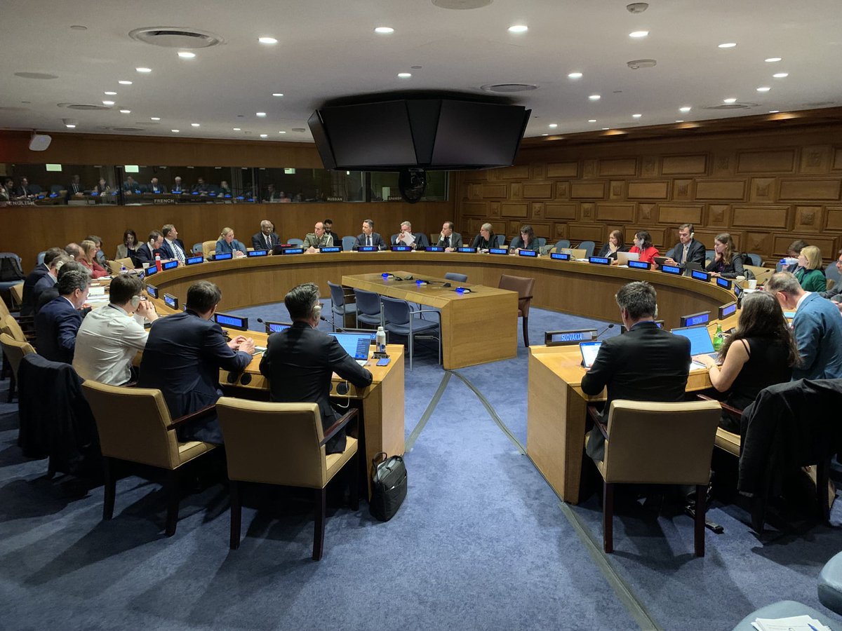 Today I met with the European Union Political and Security Committee (PSC) chaired by H.E. Ambassador Delphine Pronk.

I welcomed the long-standing and comprehensive partnership between the United Nations and the European Union and expressed my appreciation for the EU’s strong