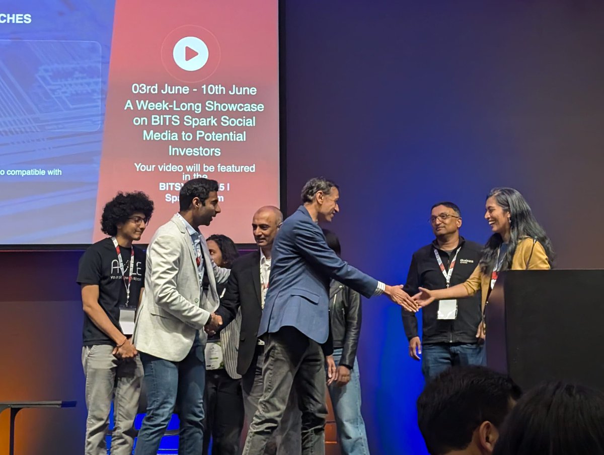 ApertureData's tweet photo. Big win at #BITSync2025!
ApertureDB was selected as one of the winners of #BITSync2025 Startup Showcase 🙌
Even better: amazing convos with BITSians, Apple, Adobe, Instacart, & more. Grateful for the momentum and community support!
#ApertureDB #BITSian #AI https://t.co/swgGfBm5Ms