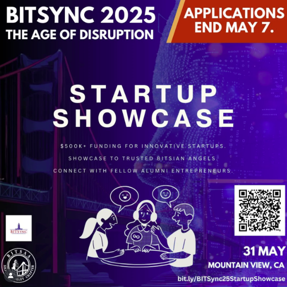 ApertureData's tweet photo. Big win at #BITSync2025!
ApertureDB was selected as one of the winners of #BITSync2025 Startup Showcase 🙌
Even better: amazing convos with BITSians, Apple, Adobe, Instacart, & more. Grateful for the momentum and community support!
#ApertureDB #BITSian #AI https://t.co/swgGfBm5Ms