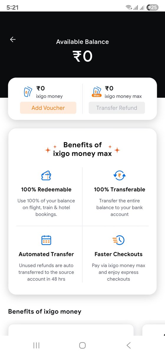 gogesh's tweet photo. @ixigo Seriously I have shared a screenshot
There is NO Money in so called #IxigoMoney
When there is No MONEY 
How can I face issue in Transfer? https://t.co/HYT0jZUJeH