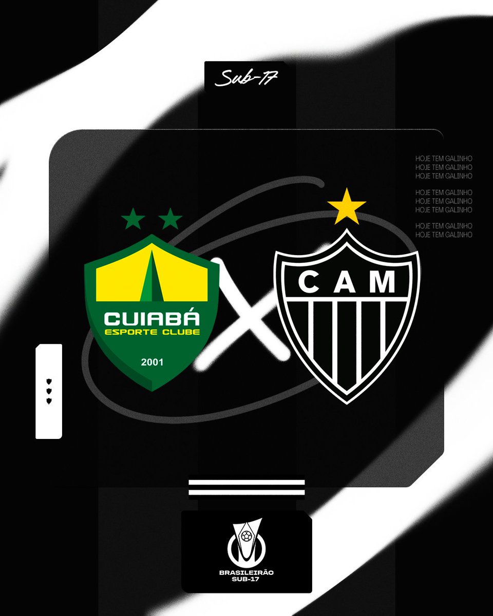 🐓 HOJE TEM #GALINHO!

O desafio desta vez é fora de casa, em busca da 3ª vitória na competição! 🖤🤍

🆚 Cuiabá
🏆 Campeonato Brasileiro Sub-17
⚙ 4ª Rodada
⏰ 16h (Horário de Brasília)
🏟 CT Manoel Dresch - Cuiabá (MT)
📺 TV Cuiabá (YouTube)

#CriasDoGalo #Sub17 #CUIxCAM
