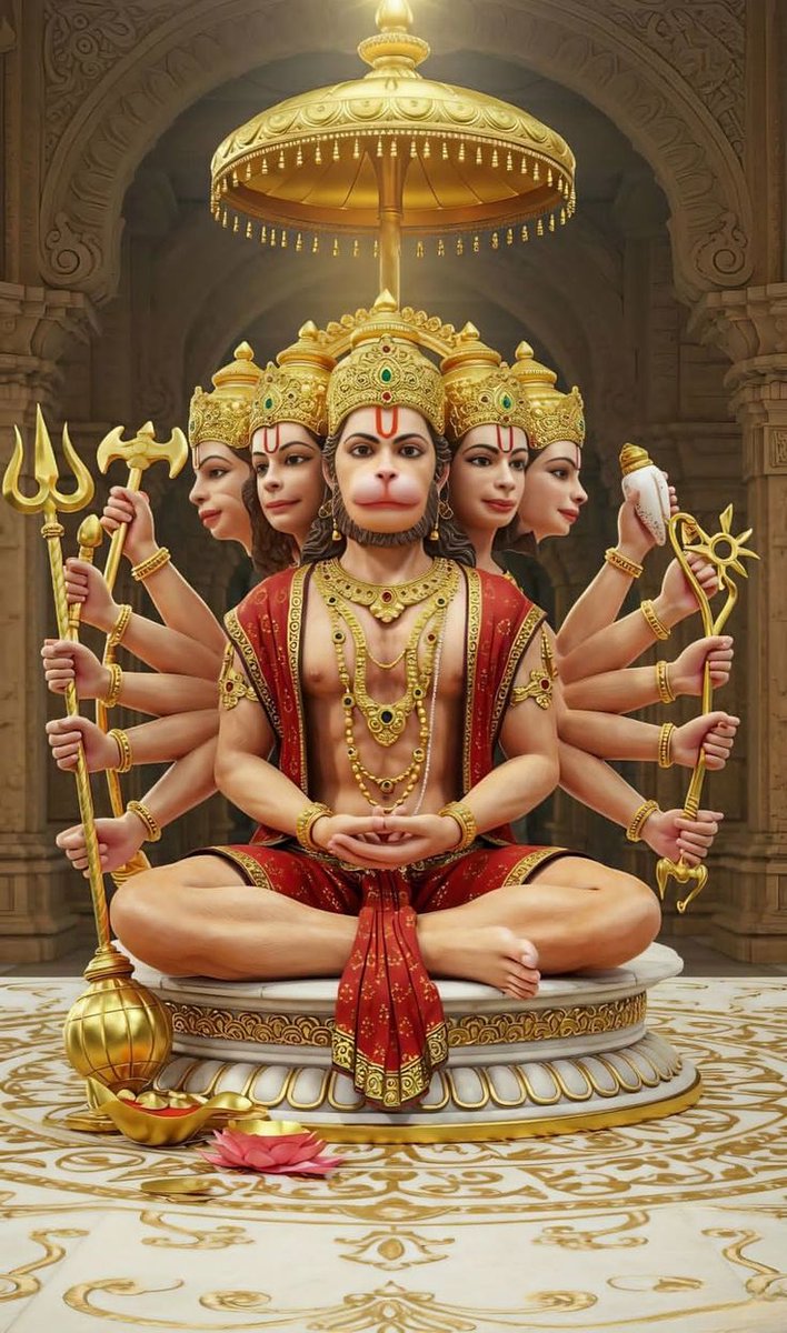 पंचमुखी श्री हनुमान जी के अद्भुत,  अलौकिक दर्शन