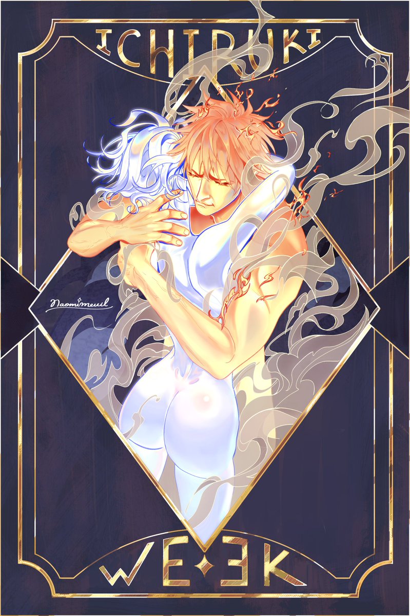 #IchiRukiWeek2025    
Day 6:  Star-crossed lovers ❄️🔥
#Ichiruki #ichigokurosaki #rukiakuchiki