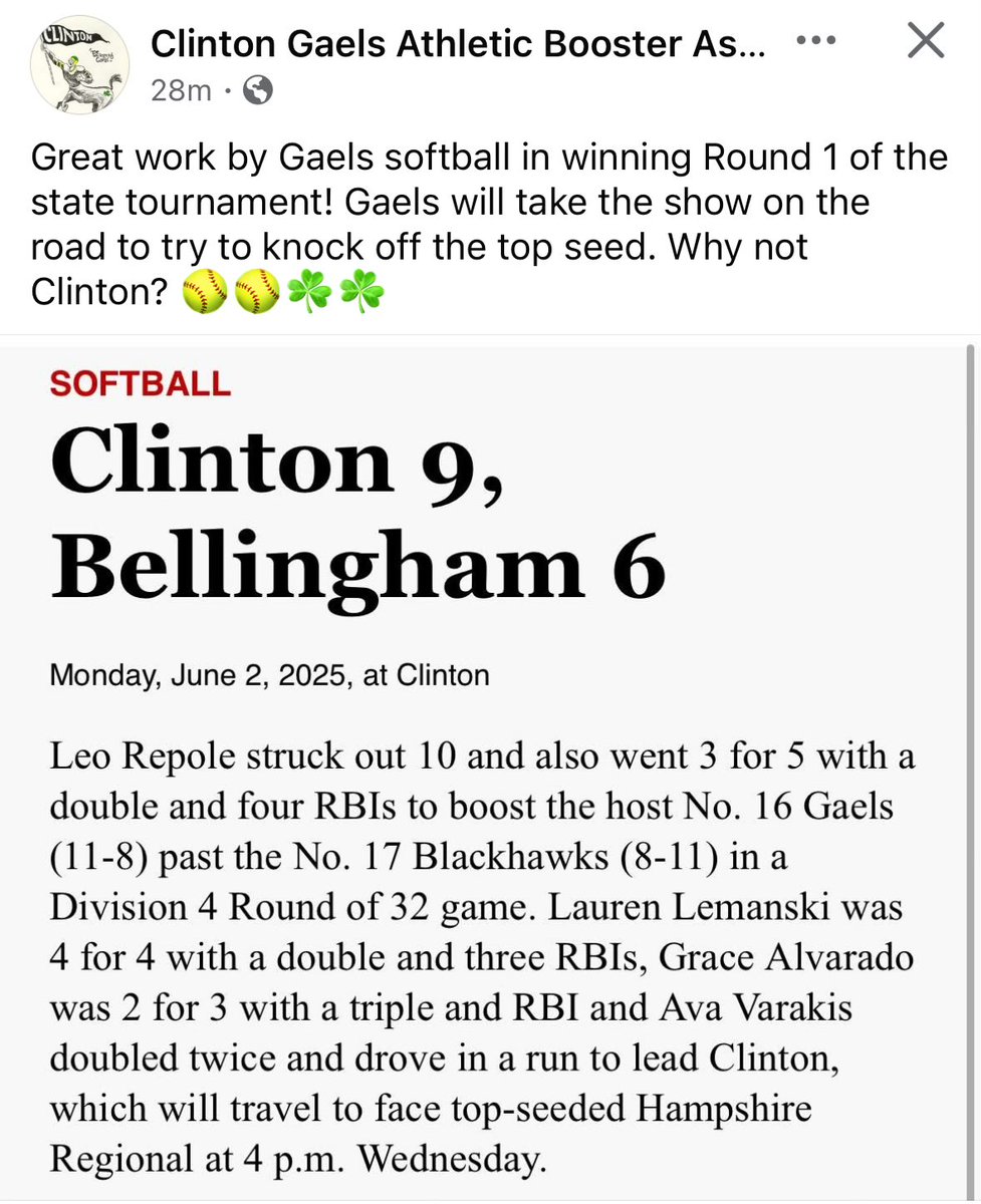 ClintonGaelsBoosters (@gaelsboosters) on Twitter photo 