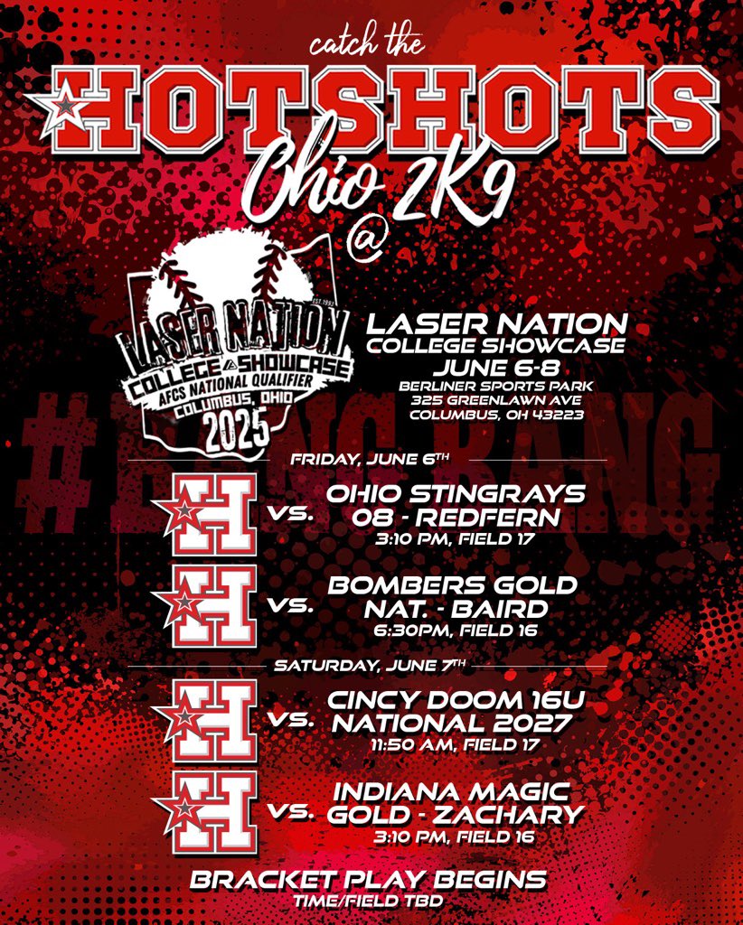 Ireland Rainey (@irainey2027) on Twitter photo Can’t wait to be back on the field this weekend at the Laser Nation Showcase in Columbus!
<a href="/HotshotsOhio2K9/">Hotshots Ohio 2K9 Premier -Webster</a>
<a href="/PennStateSB/">Penn State Softball</a> <a href="/coach_crowell/">Clarisa Crowell</a>
<a href="/AlabamaSB/">Alabama Softball</a> <a href="/UACoachMurphy/">Patrick Murphy</a>
<a href="/LibertySB/">Liberty Softball</a> <a href="/CoachDot_LU/">Dot Richardson</a> Can’t wait to be back on the field this weekend at the Laser Nation Showcase in Columbus!
<a href="/HotshotsOhio2K9/">Hotshots Ohio 2K9 Premier -Webster</a>
<a href="/PennStateSB/">Penn State Softball</a> <a href="/coach_crowell/">Clarisa Crowell</a>
<a href="/AlabamaSB/">Alabama Softball</a> <a href="/UACoachMurphy/">Patrick Murphy</a>
<a href="/LibertySB/">Liberty Softball</a> <a href="/CoachDot_LU/">Dot Richardson</a>