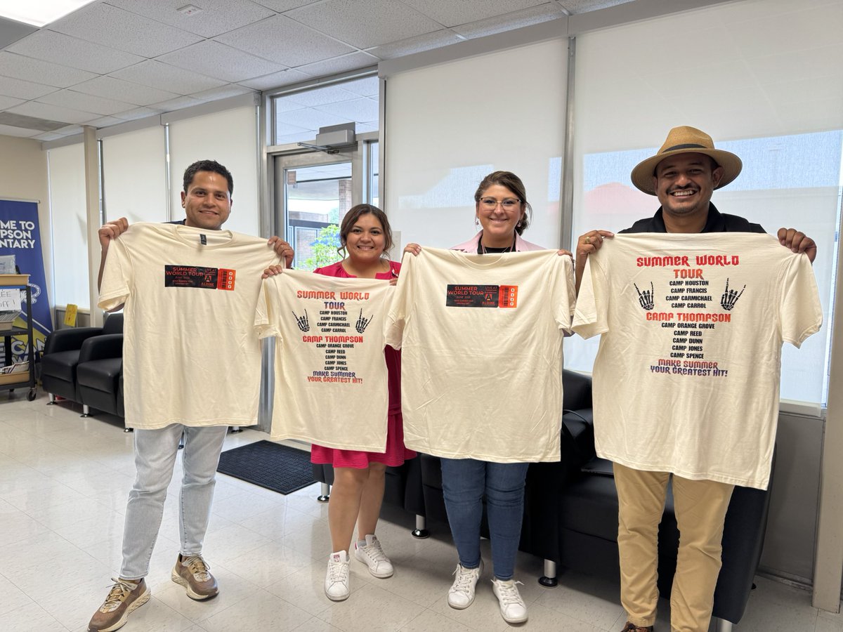 🎶 Summer School kicks off tomorrow and our site coordinators are ready to take off on a Summer World Tour! 🌍 Get ready to explore music, gain knowledge, and encounter fun while learning.🎤 
Let the tour begin! 🎫