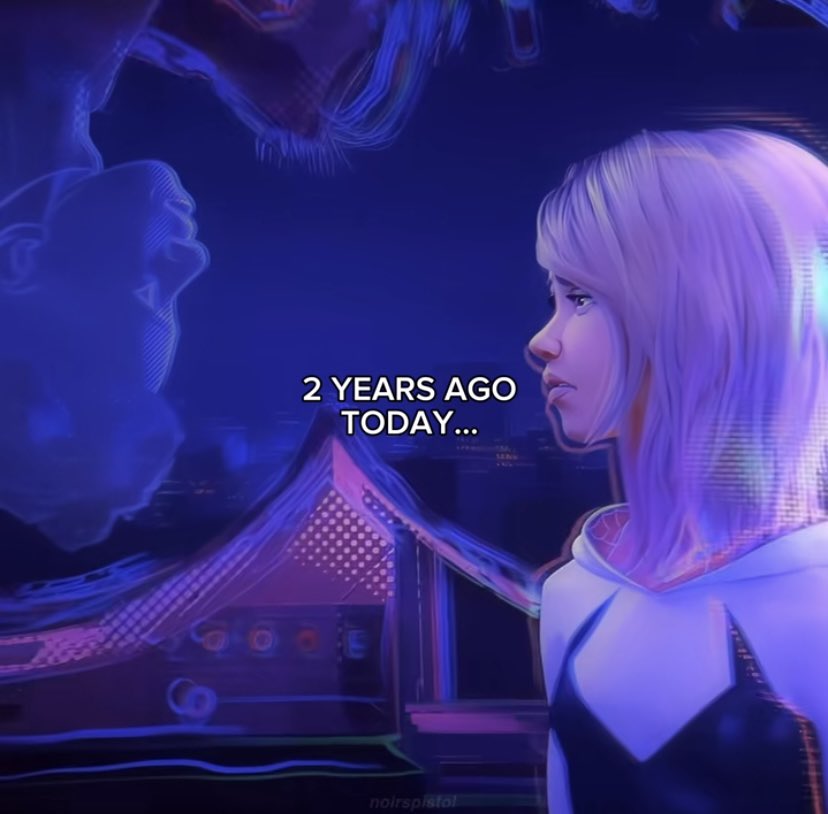 ALV! Ya 2 años de la peli que más me ha llegado al cora 🥺 #SpiderManAcrossTheSpiderVerse