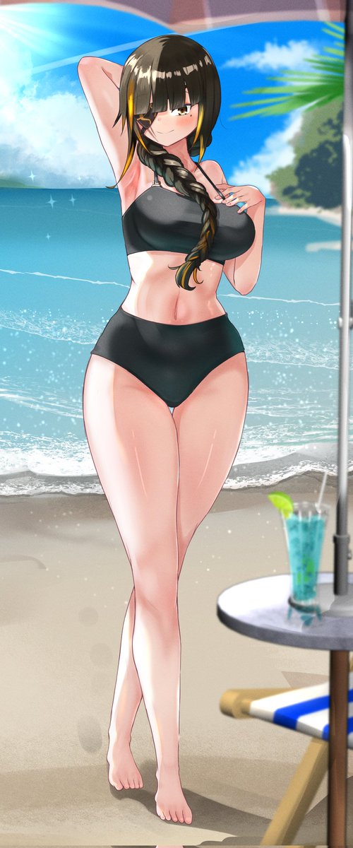 SugarMountain3D's tweet image. Thank you @ratunitu_EN for the illustration!
Summer beach themed M16A1 🏖️ ☀️