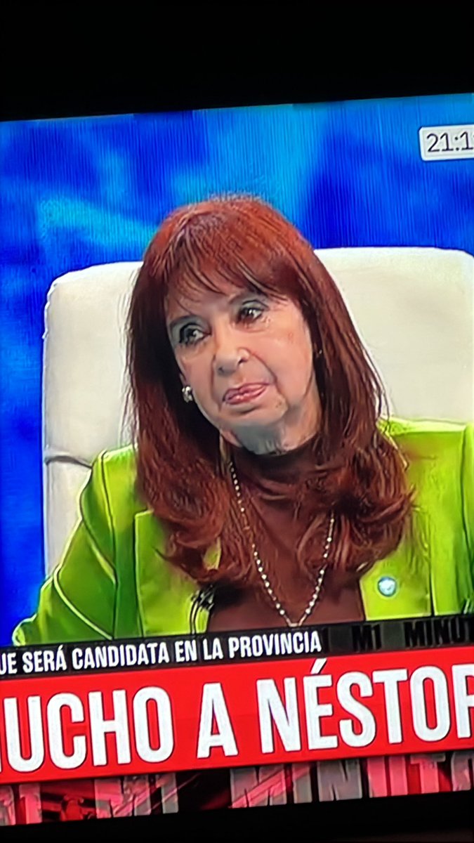 CarinaCapdevila's tweet photo. #CristinaEnM1 
Dijo “Voy a ser candidata” y me volví a enamorar https://t.co/z8x0o3p8LE