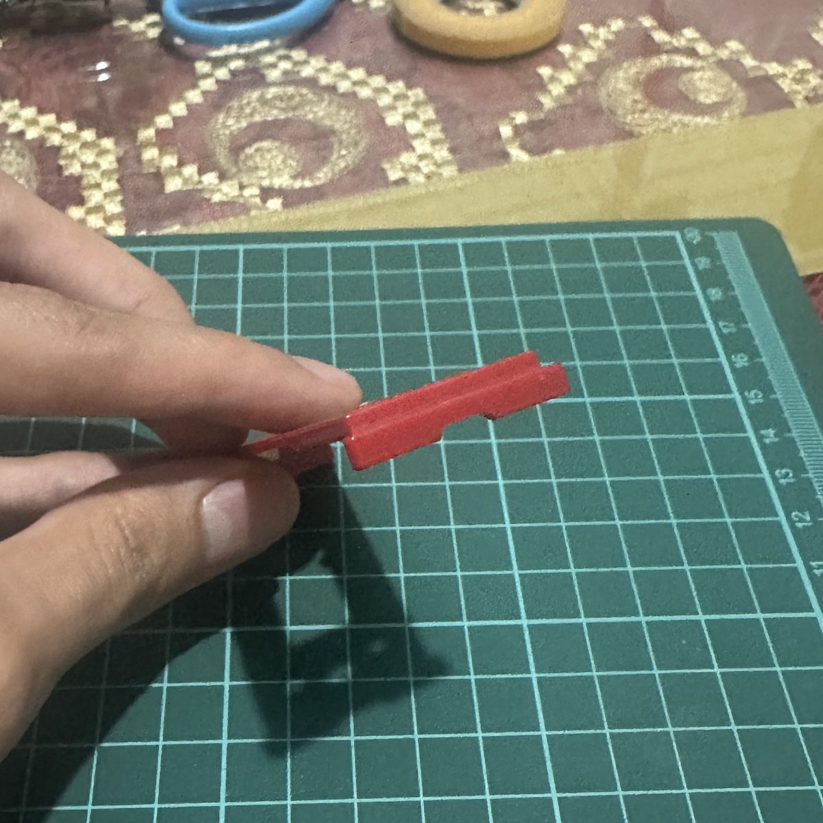 Update on this project. My intention is to convert PA Rebecca into a TnP/TA form but using its original chassis and the smart magnets. The PA chassis is a bit too short to fit on the take along chassis, which is why I cut and extended it, I’ve also sanded the shape of the magnets