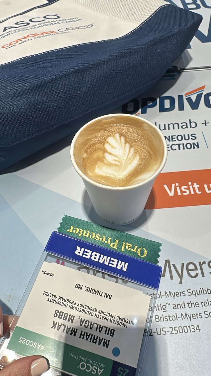 MBilalaga's tweet photo. Attending my first ASCO was exciting and overwhelming all at once! Some snippets with my MedStar colleagues. #ASCO2025 https://t.co/A5nHfTvuaP