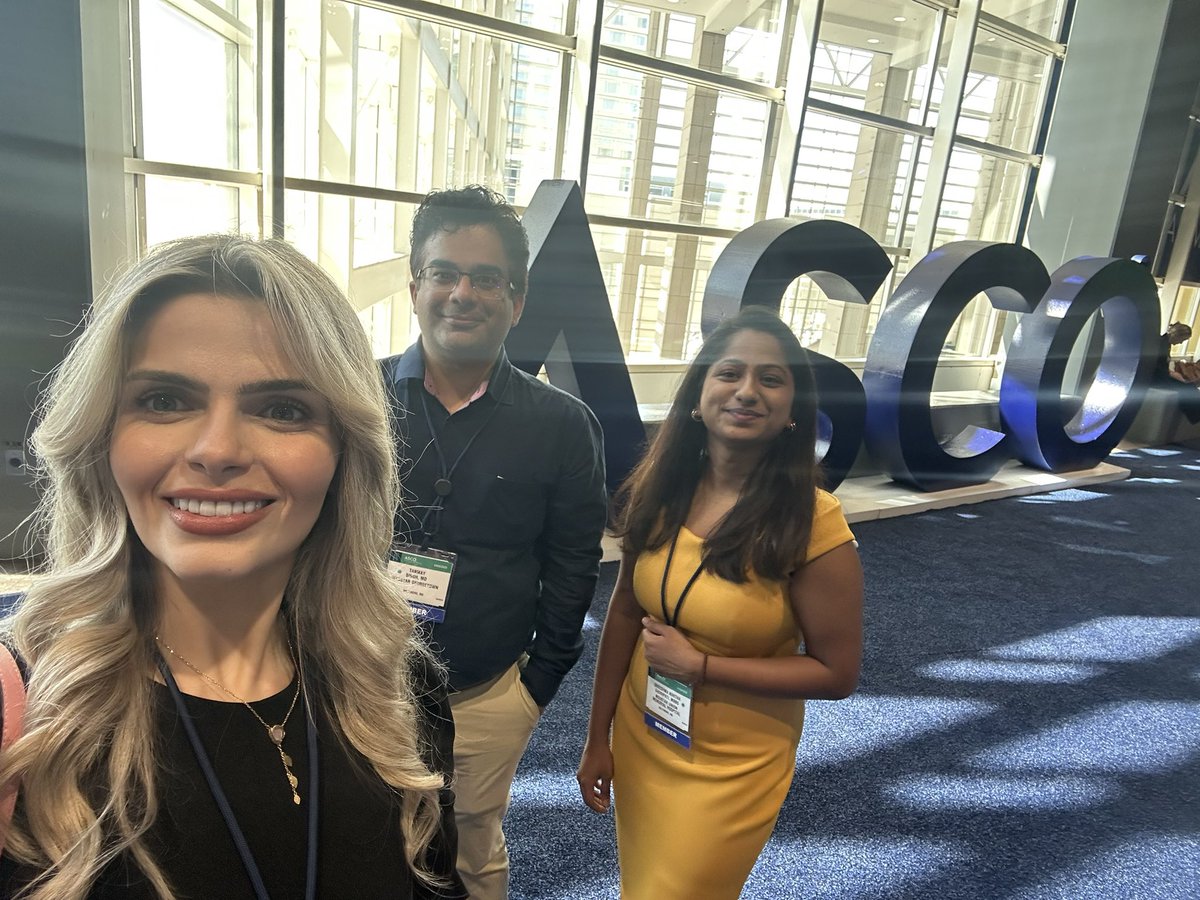 Attending my first ASCO was exciting and overwhelming all at once! Some snippets with my MedStar colleagues. #ASCO2025