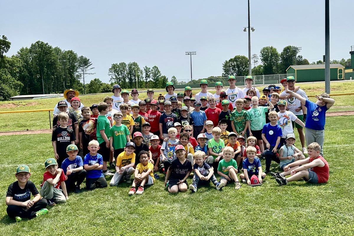 Today was a perfect day for West Iredell Warriors Baseball Camp!
