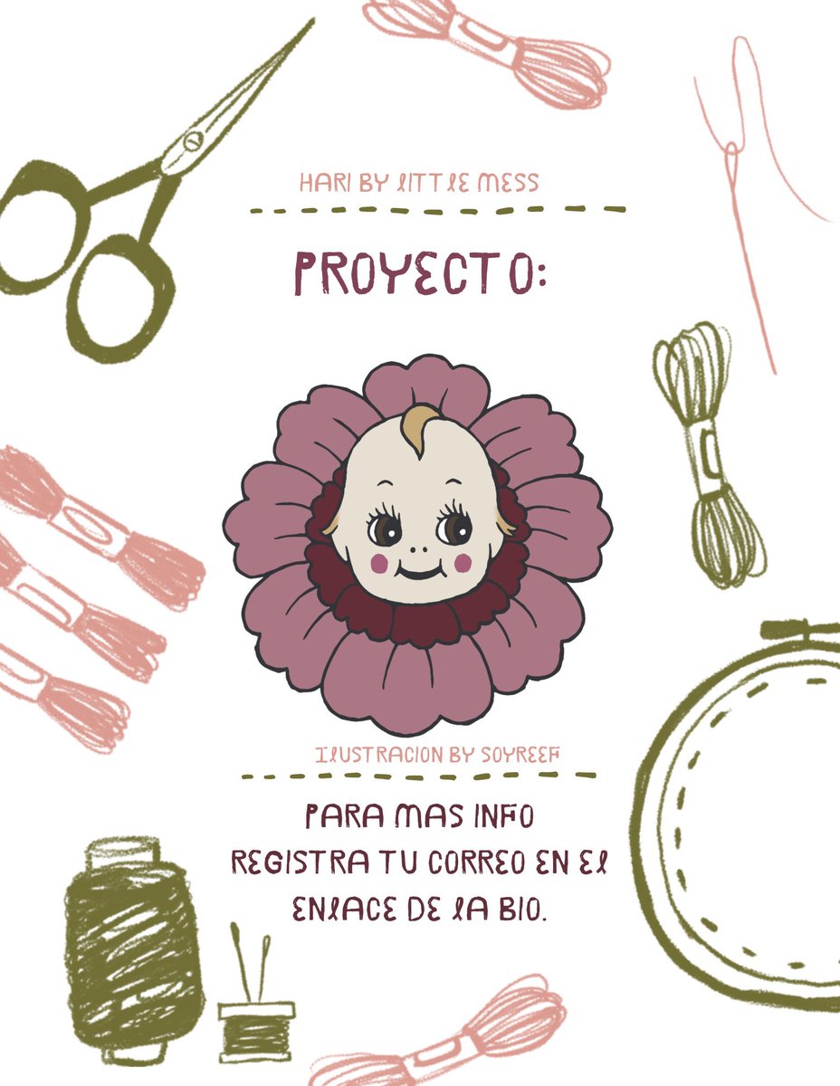 AntoniaHARII's tweet photo. Hola Amix, abrí este tallercito en línea para bordar un broche de Kewpie, más info en el flyer y en IG, deja un comentario  para inscribirte, se agradecen los RT 💞 https://t.co/iwpfYj6OtE