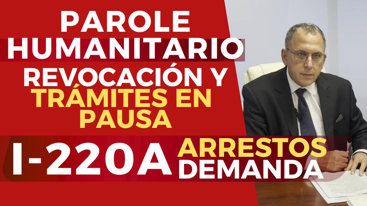 NotaInmigracion's tweet photo. ¿Qué significa la decisión de la Corte Suprema sobre el PAROLE HUMANITARIO y cómo se compagina esta revocación con la decisión de una jueza federal de DESCONGELAR las SOLICITUDES para otros programas?
VER VIDEO: https://t.co/3cYAqLTUqX https://t.co/XvlxuJlI5u