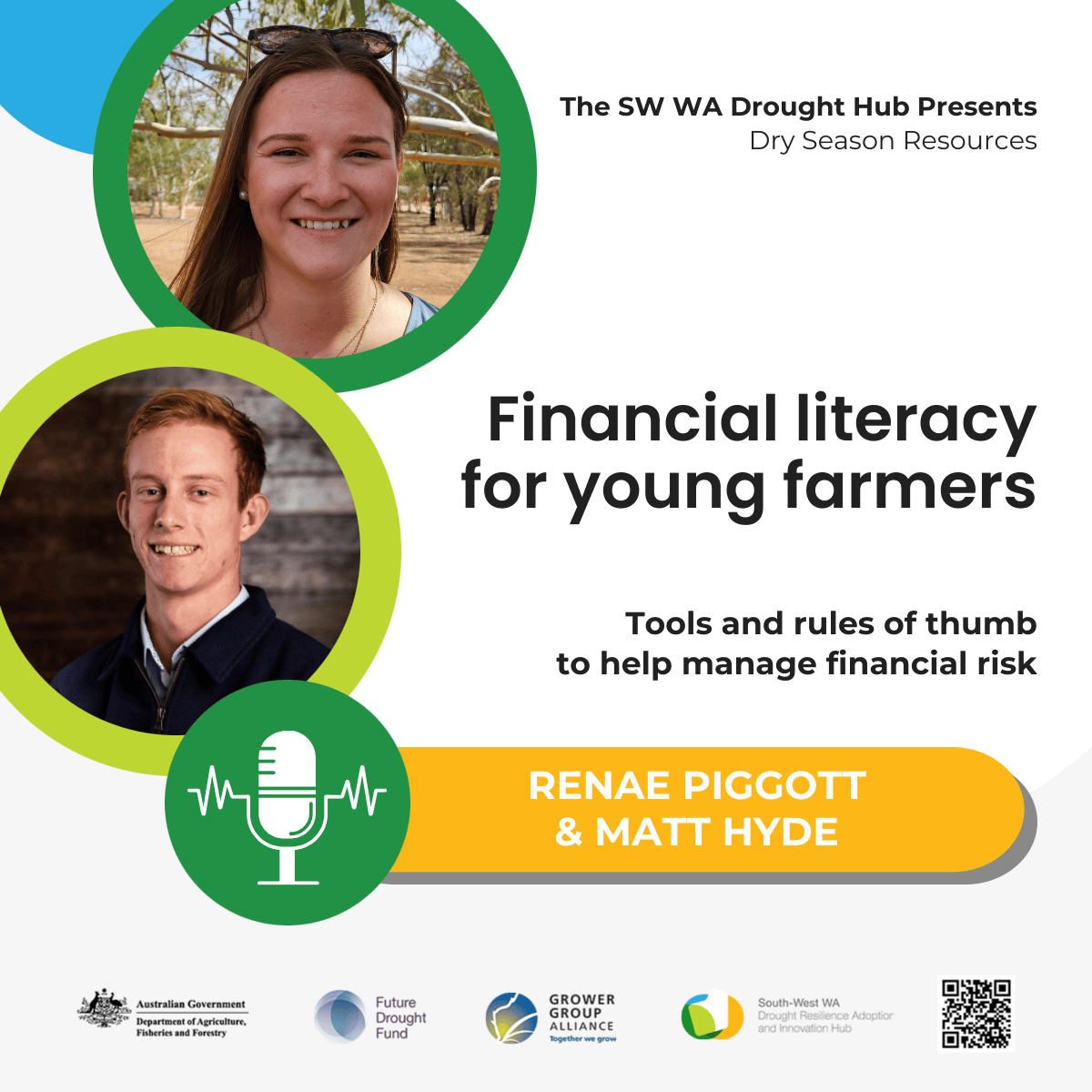Grower Group Alliance (@gga_wa) on Twitter photo 🎙️ #WADroughtHub podcast throwback
AgAsset consultant <a href="/PiggottRenae/">Renae Piggott</a> and Dalwallinu farmer <a href="/matt_hyde6/">Matthew Hyde</a> discussed the impact of a dry season on WA farms' cash flow on the Dry Season Resources podcast.
Take a listen 🎧 hub.gga.org.au/podcast/financ… 🎙️ #WADroughtHub podcast throwback
AgAsset consultant <a href="/PiggottRenae/">Renae Piggott</a> and Dalwallinu farmer <a href="/matt_hyde6/">Matthew Hyde</a> discussed the impact of a dry season on WA farms' cash flow on the Dry Season Resources podcast.
Take a listen 🎧 hub.gga.org.au/podcast/financ…