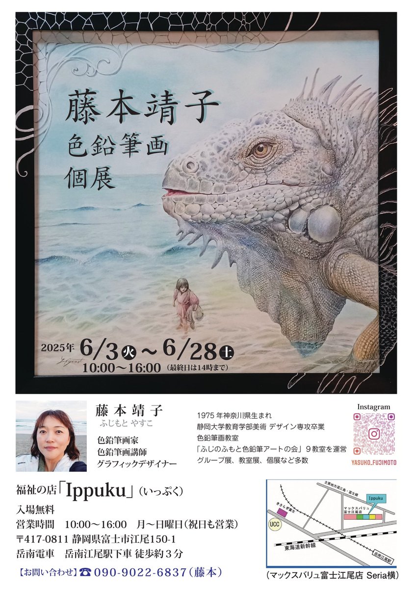 藤本靖子　色鉛筆画家 tweet media