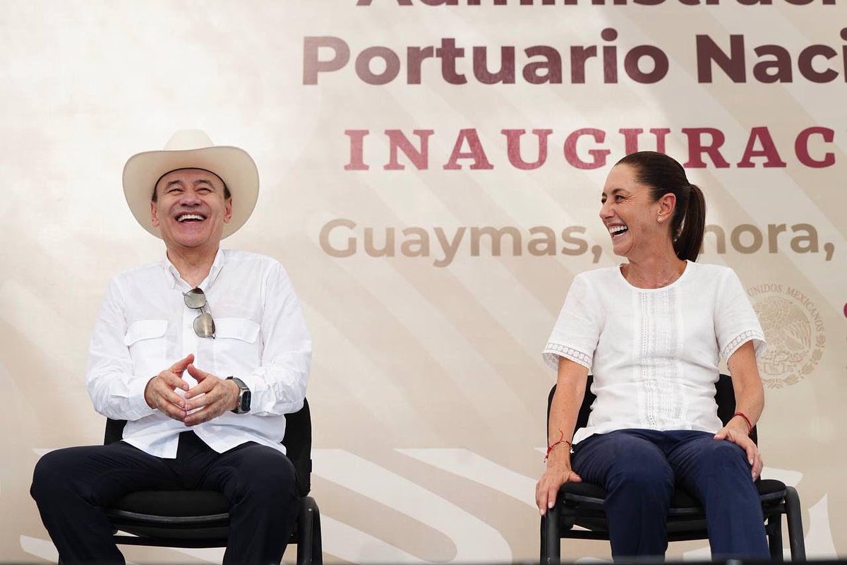 Alfonso Durazo (@alfonsodurazo) on Twitter photo Desde Sonora felicitamos a nuestra querida Presidenta de la República, <a href="/Claudiashein/">Claudia Sheinbaum Pardo</a>, por el primer aniversario de su triunfo electoral.
Con su gobierno, siempre junto al pueblo de México, continuamos avanzando en la profundización de su democracia, la ampliación del bienestar Desde Sonora felicitamos a nuestra querida Presidenta de la República, <a href="/Claudiashein/">Claudia Sheinbaum Pardo</a>, por el primer aniversario de su triunfo electoral.
Con su gobierno, siempre junto al pueblo de México, continuamos avanzando en la profundización de su democracia, la ampliación del bienestar