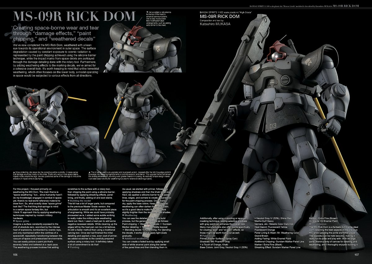 Pristine Gunpla are good, but with a bit of weathering effect, they look even more realistic—especially those operated within the Earth Sphere.

Learn a thing or two about weathering your Gunpla!

Gunpla Weathering Textbook
amazon.com/dp/B0F9Y7T9CV/

#gunpla #gundam #weathering