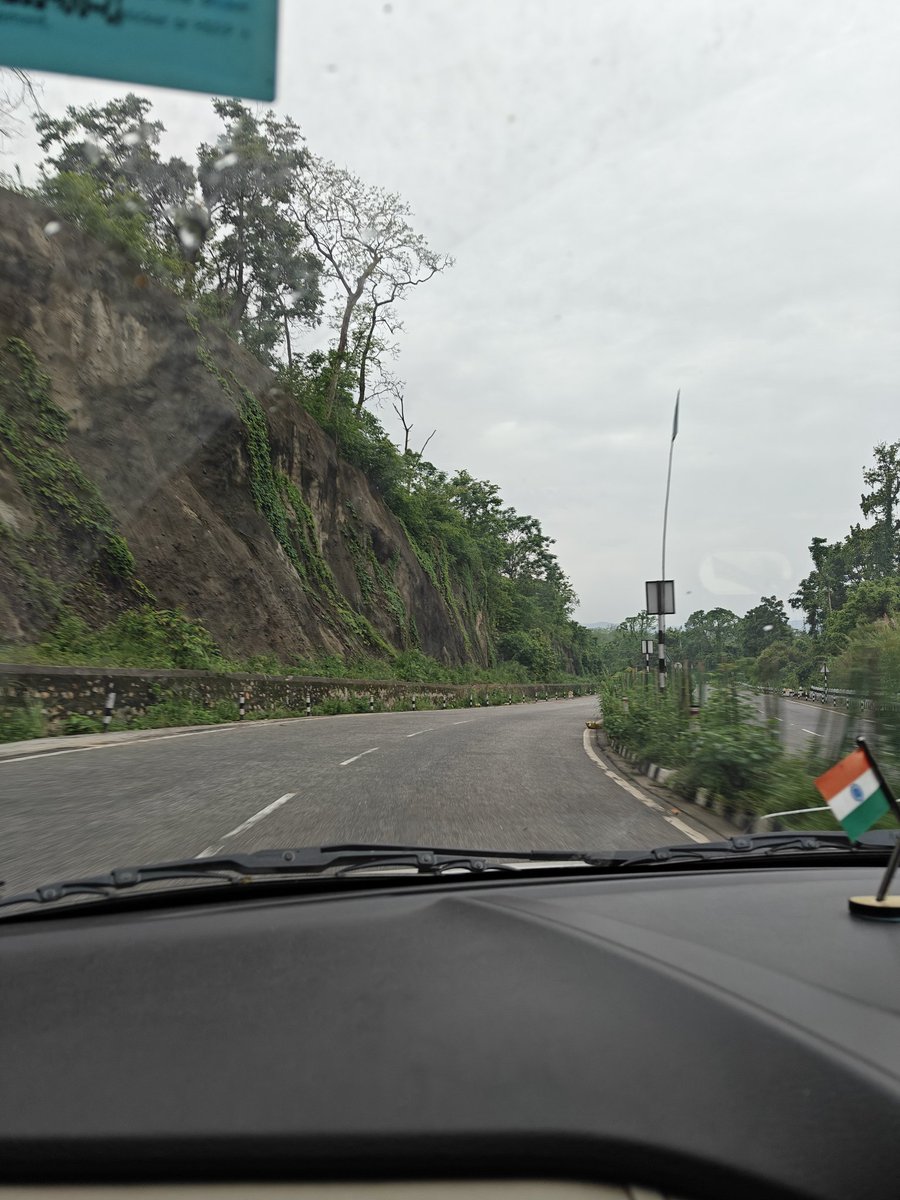 was going through an elephant corridor, and suddenly an elephant appeared and started running after us... had a near crushed experience