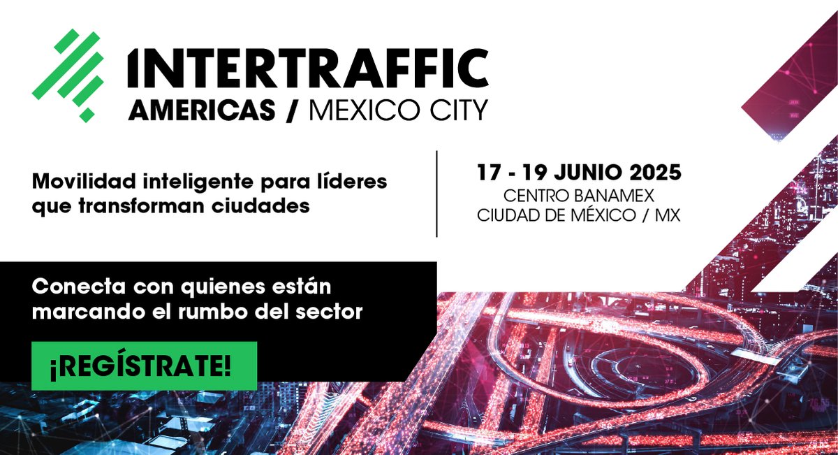 ITDP México (@itdpmx) on Twitter photo ¿Cuál es el futuro de la #movilidad? 🤔 Del 17 al 19 de junio participaremos en <a href="/intertraffic_mx/">Intertraffic Americas</a> en la CDMX para hablar de cómo utilizar la tecnología en nuevas formas de moverse.
Acompáñanos y regístrate aquí para obtener tus entradas 👉🏽 intertrafficamericas.infoexpo.com.mx/2025/ae/web/co… ¿Cuál es el futuro de la #movilidad? 🤔 Del 17 al 19 de junio participaremos en <a href="/intertraffic_mx/">Intertraffic Americas</a> en la CDMX para hablar de cómo utilizar la tecnología en nuevas formas de moverse.
Acompáñanos y regístrate aquí para obtener tus entradas 👉🏽 intertrafficamericas.infoexpo.com.mx/2025/ae/web/co…