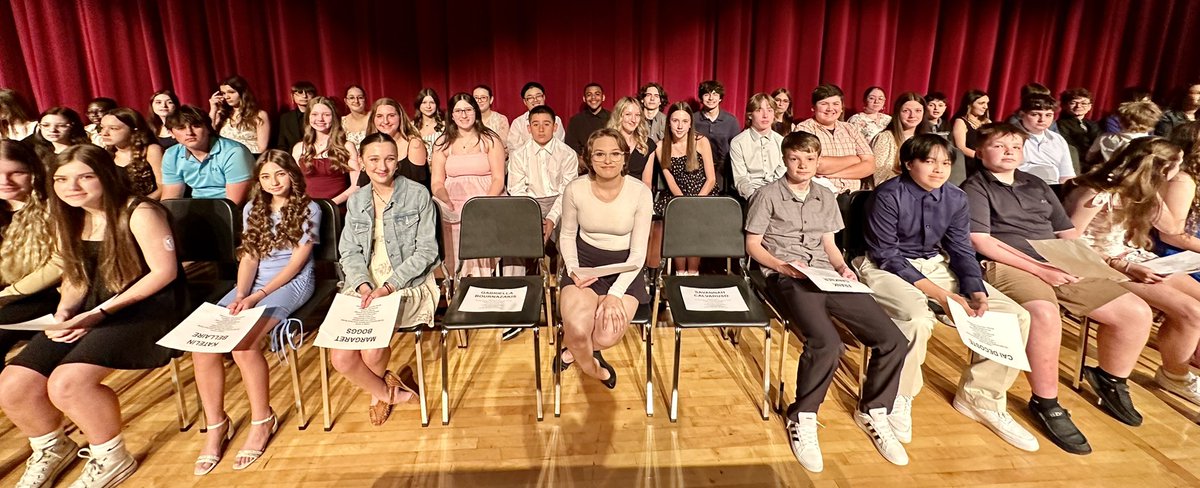 Athena Middle School (@greeceathenams) on Twitter photo Congratulations to the 68 newest members of the National Junior Honor Society, who were inducted this evening.
๐ค๐๐ค๐๐ค๐๐ค๐๐ค๐
<a href="/GreeceCentral/">Greece Central</a> <a href="/MZaffuts/">Michael Zaffuts</a> <a href="/MarcFleming77/">Marc Fleming</a> <a href="/fulkersonATHS/">Jason Fulkerson</a> Congratulations to the 68 newest members of the National Junior Honor Society, who were inducted this evening.
๐ค๐๐ค๐๐ค๐๐ค๐๐ค๐
<a href="/GreeceCentral/">Greece Central</a> <a href="/MZaffuts/">Michael Zaffuts</a> <a href="/MarcFleming77/">Marc Fleming</a> <a href="/fulkersonATHS/">Jason Fulkerson</a>