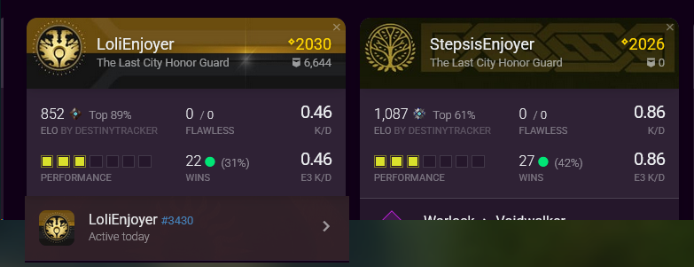 There is bad names THEN there is this 
<a href="/Destiny2Team/">Destiny 2 Team</a> Please show them the exit door