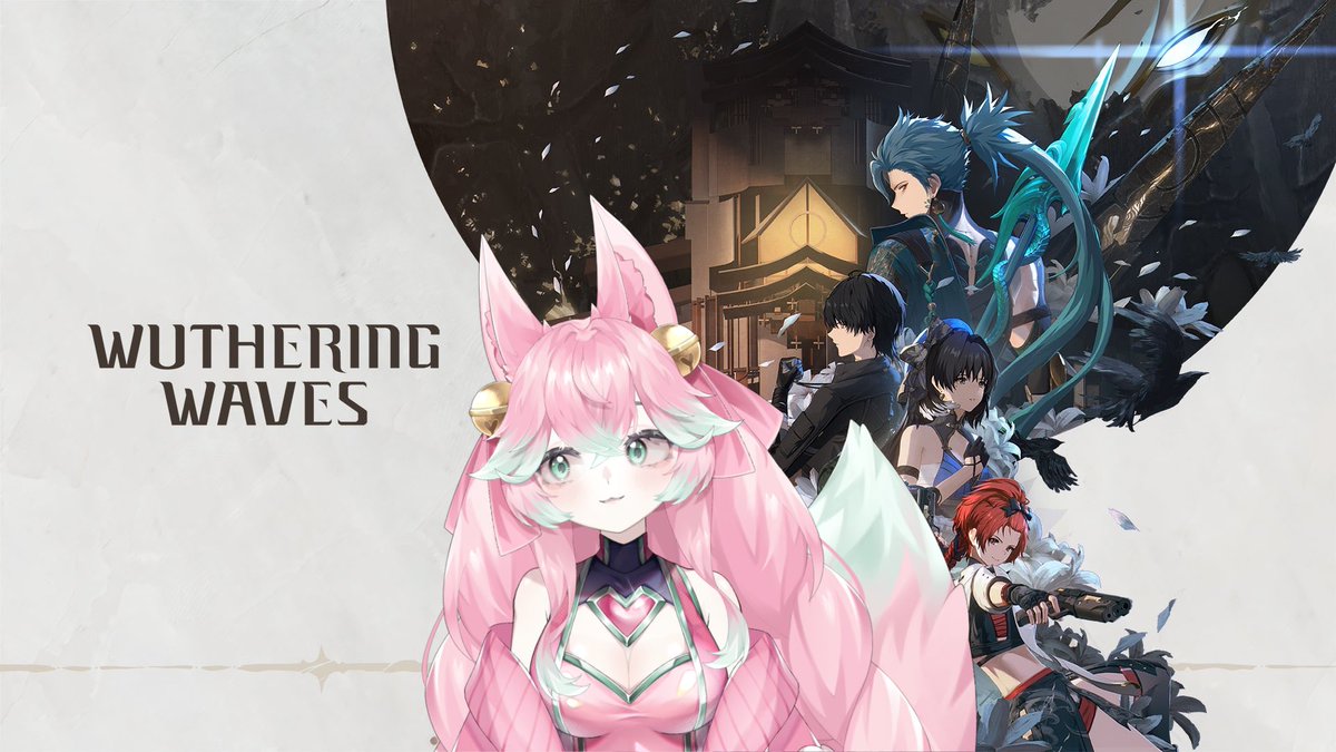 The last surprise of the day I’ll be streaming some wuwa today at 7:00pm PST! See you soon! 💕