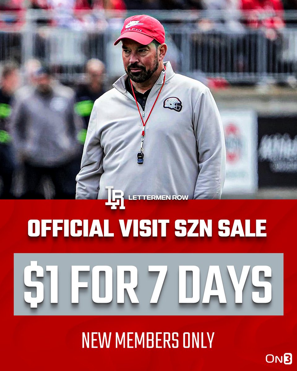 alexgleitman's tweet photo. INTEL: #OhioState will host a SEC commit for an official visit https://t.co/6Xh7swagdI #flipwatch ๐ฐ
JOIN FOR $1: https://t.co/VenKv37Ahv https://t.co/1bmJECWfYW