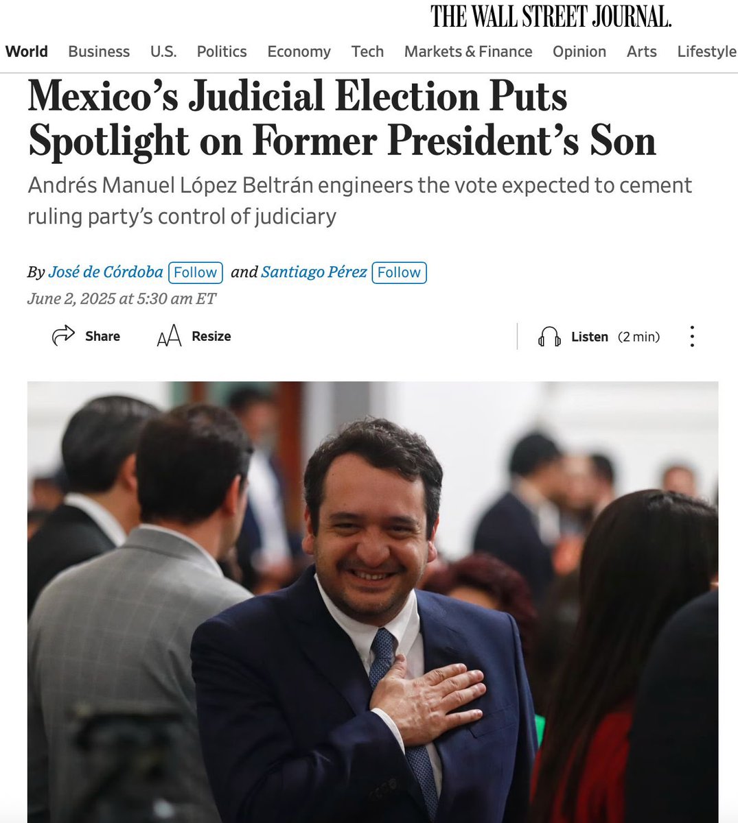 alitomorenoc's tweet image. ¡Ya hasta lo señala la prensa internacional! El gran derrotado de esta elección se llama Andy López Beltrán. Su farsa para imponer jueces a modo y controlar desde las sombras fracasó rotundamente. La participación fue de apenas el 13%, y su candidato en Durango también perdió.…