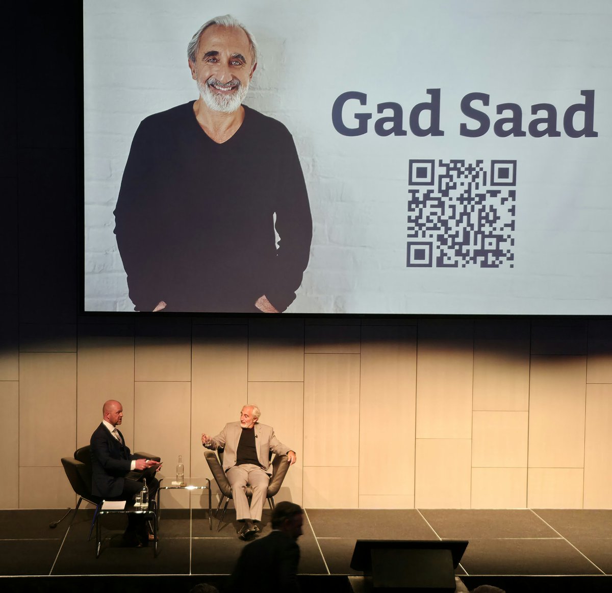 Thank you <a href="/GadSaad/">Gad Saad</a> for a very enlightening and entertaining lecture tonight in Reykjavik, arranged by our own honey badger, <a href="/gunnlaj/">Gunnlaugur Jónsson</a> .