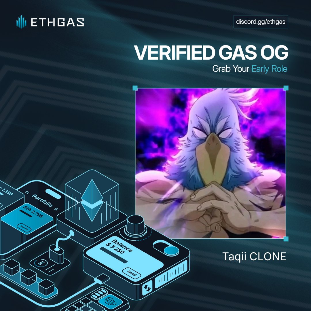 blockspace is tradable now.
rebates are real.
gas is a market.
joined <a href="/ETHGASofficial/">ETHGAS</a> + claimed OGas — the real og signal.
accelerate gas markets.
discord.gg/ethgas