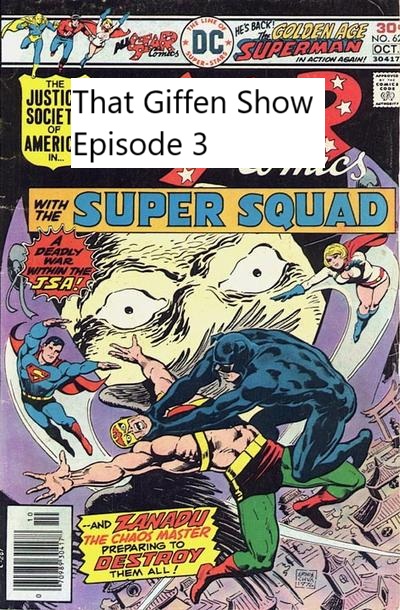 AdamThanosPod's tweet photo. That Giffen Show-Ep 3 https://t.co/CSsarOOdAv #JSApril is over but we have more Keith Giffen drawn JSA to cover! Ranger Gord (host-Prairie Justice: The Greg Sanders Vigilante Podcast) is still around to cover All-Star Comics #62 with the return of Hourman &amp; a certain "Super" guy. https://t.co/Up1w1ND5dx