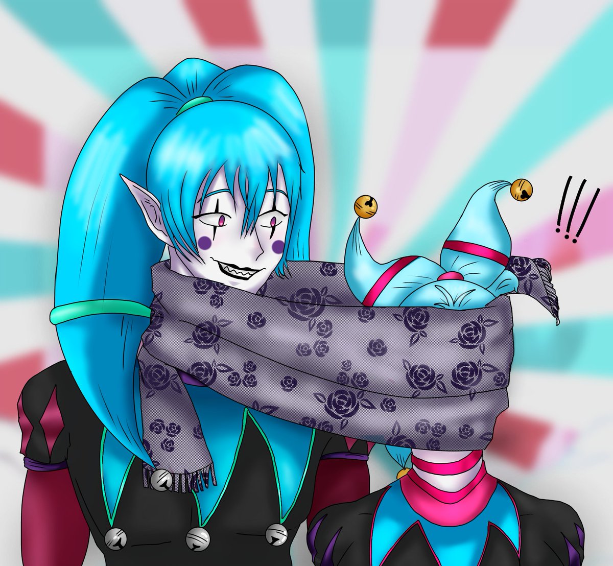 V_GR1747's tweet photo. #Creepypasta 
#Creepypastaart
#CandyPop
#CandyCane
Brüderliche Streiche https://t.co/bIugO41xkC
