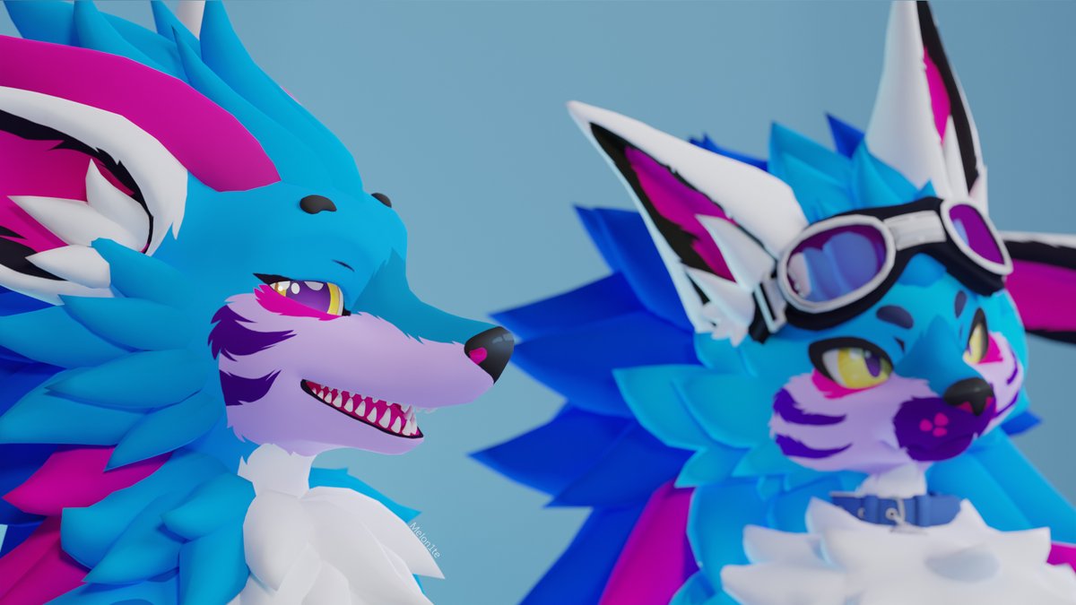 Melon1te's tweet image. Three retextures for Rysho!
Nardo base by Nardo
Novabeast base by @/Kittomatic
Fara Rex by @/FaraVR
#render #vrchatfurry