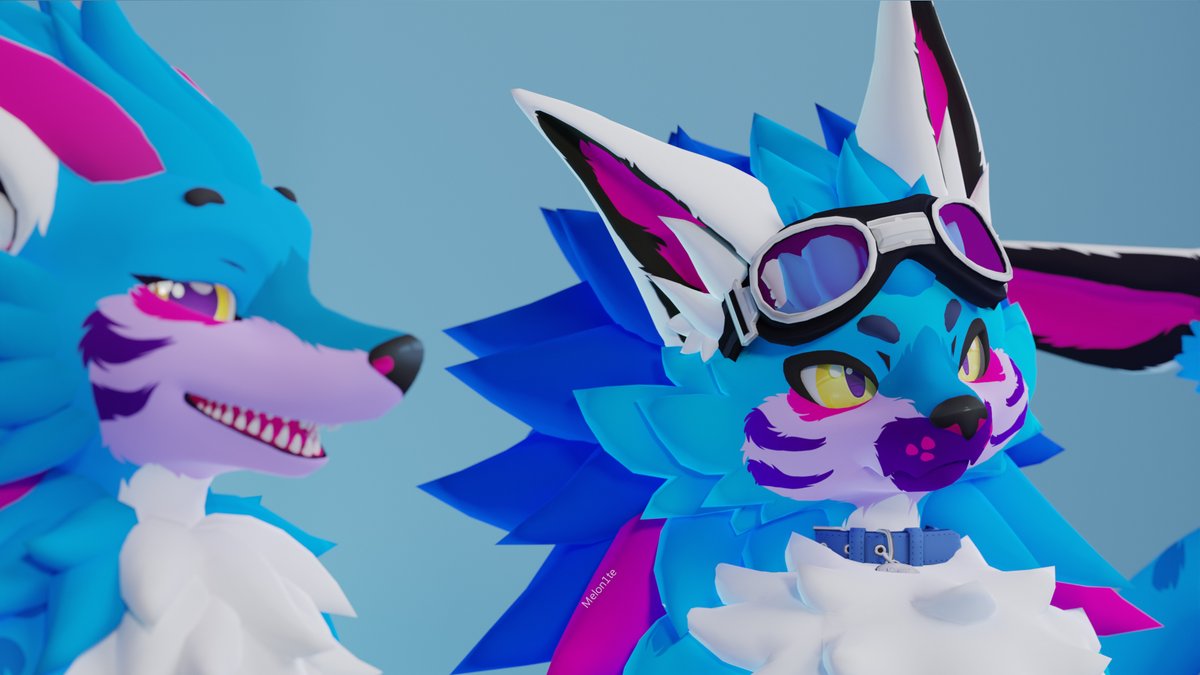 Melon1te's tweet image. Three retextures for Rysho!
Nardo base by Nardo
Novabeast base by @/Kittomatic
Fara Rex by @/FaraVR
#render #vrchatfurry