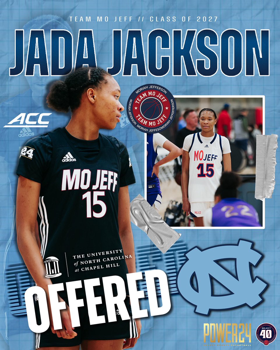 Team Moriah Jefferson (@teammojeff) on Twitter photo 6โ3 2027 F Jada Jackson <a href="/jadajackson_15/">Jada Jackson</a> (Frenship HS) earns an ACC offer from <a href="/CoachBanghart/">Courtney Banghart</a> & <a href="/uncwbb/">Carolina Women's Basketball</a>
Congrats Jada! ๐๐ฅ๐ฅ๐โญ๏ธ๐
<a href="/Coach_MarcWill/">Coach Marcus</a> <a href="/DaveSmithWTX/">Dave Smith</a>
<a href="/bballjkey/">Jason Key</a> <a href="/ShaneLaflin/">Shane Laflin</a> <a href="/KPannell71/">โKPโ</a> <a href="/Coachdomo_24/">Dominique Hamilton</a> <a href="/walshjordan1/">Walsh Jordan</a>
#TeamMoJeff #BeUndeniable #EEHH 6โ3 2027 F Jada Jackson <a href="/jadajackson_15/">Jada Jackson</a> (Frenship HS) earns an ACC offer from <a href="/CoachBanghart/">Courtney Banghart</a> & <a href="/uncwbb/">Carolina Women's Basketball</a>
Congrats Jada! ๐๐ฅ๐ฅ๐โญ๏ธ๐
<a href="/Coach_MarcWill/">Coach Marcus</a> <a href="/DaveSmithWTX/">Dave Smith</a>
<a href="/bballjkey/">Jason Key</a> <a href="/ShaneLaflin/">Shane Laflin</a> <a href="/KPannell71/">โKPโ</a> <a href="/Coachdomo_24/">Dominique Hamilton</a> <a href="/walshjordan1/">Walsh Jordan</a>
#TeamMoJeff #BeUndeniable #EEHH